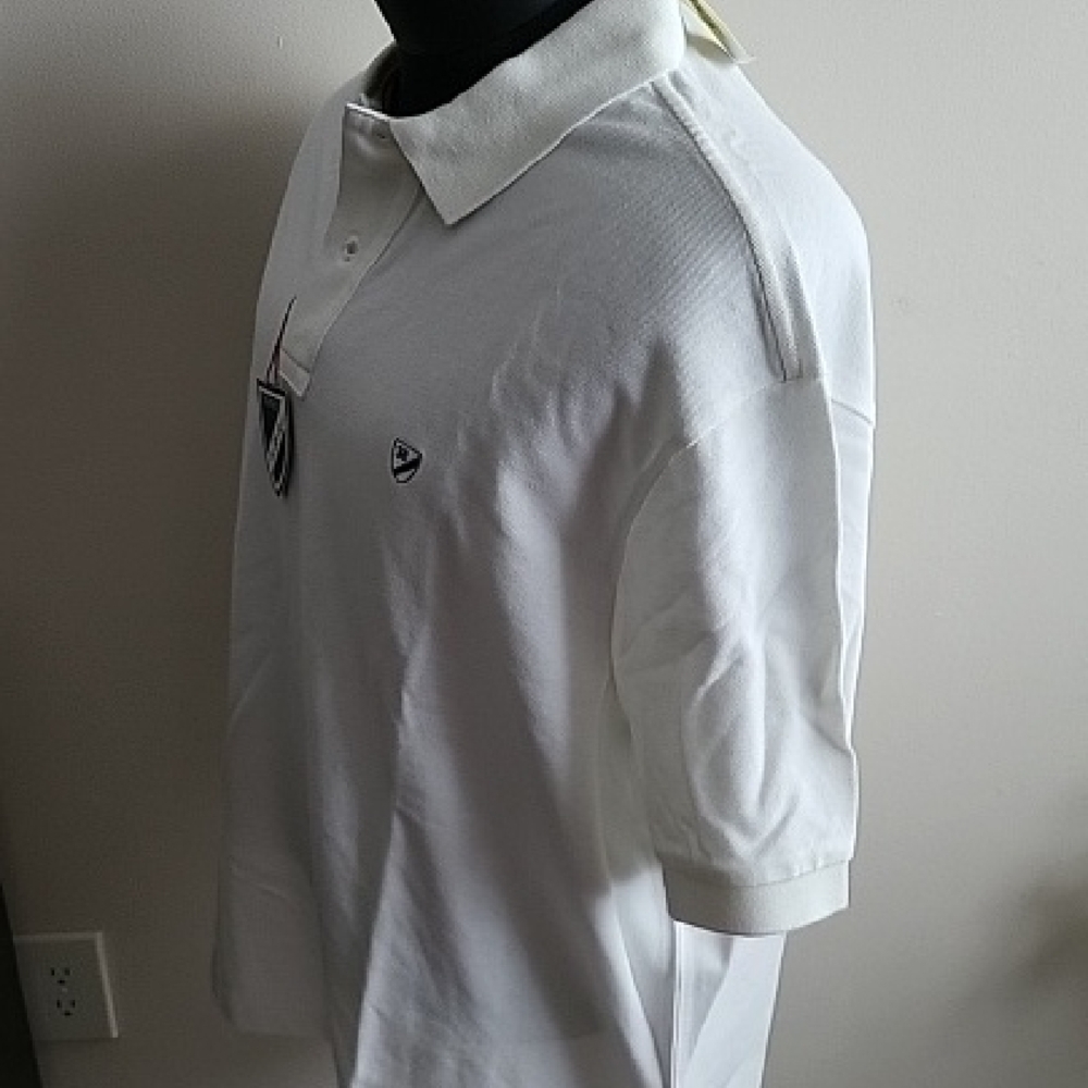 2 Daniel Cremieux White Classic Polo Shirt (2) XXL NWT - Picture 7 of 16